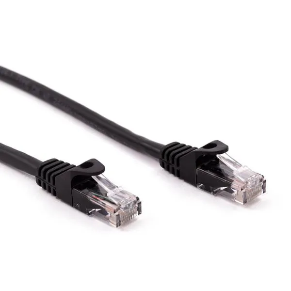 NILOX CABLE RED LATIGUILLO RJ45 CAT.6 UTP NEGRO, 2.0 M