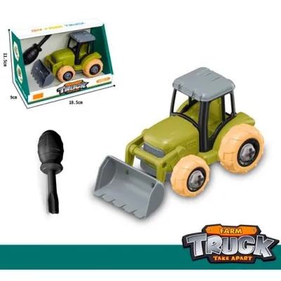 Roymart Set Montaje Tractor Quitanieves Para Niños +3 Años