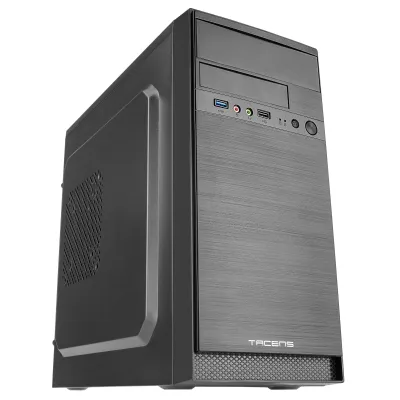 Caja Microatx Tacens Anima Ac4 Usb3.0 Usb2.0 Full Black Ssd Sin Fuente De Alimentacion