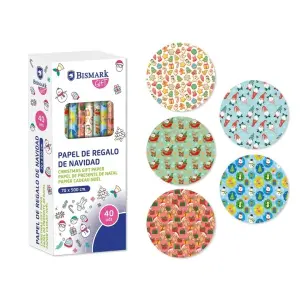 Bismark Rollo de Papel Regalo Navidad 70cm x 500cm - 5 Diseños
