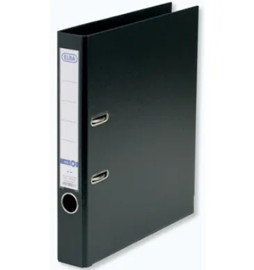 Elba Archivador Palanca Rado Top Lomo 50Mm A4 C/Cantoneras Cartón Forrado Pp Negro