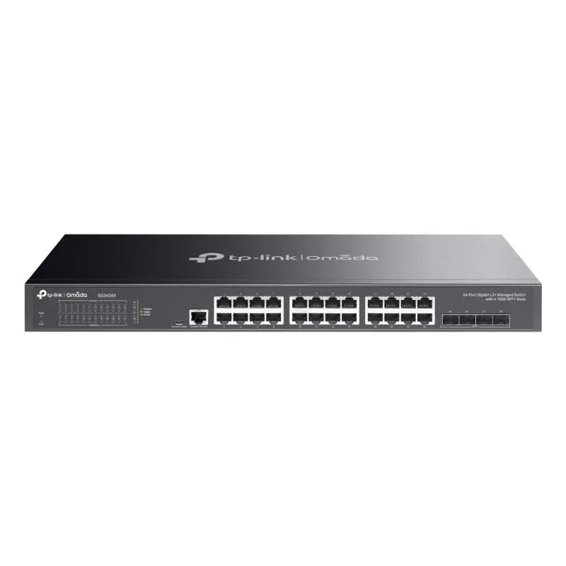 TP-Link JetStream SG3428X Switch Gestionable 24 Puertos Gigabit L2 y 4 SFP 10GE