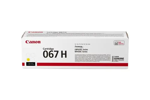 Canon 067H Cartucho de Tóner Original Amarillo