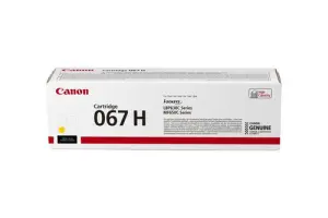 Canon 067H Cartucho de Tóner Original Amarillo