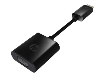 HP Adaptador HDMI a VGA - Soporta 720p y 1080p - Conector HDMI Macho a VGA Hembra - Diseño Compacto y Portátil