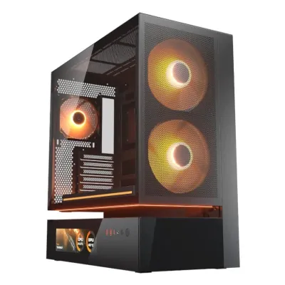 Cougar Caja Semitorre Cfv235 Mesh Vision Black