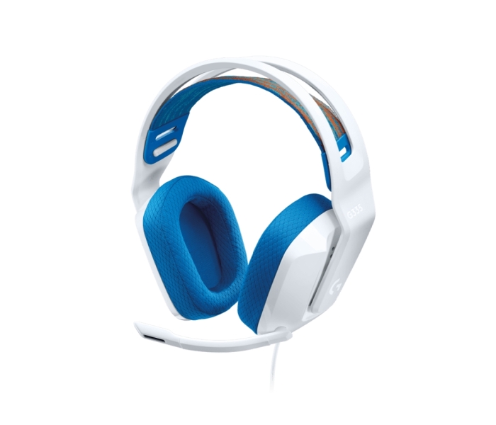Logitech G335 Auriculares Gaming Con Microfono - Adaptador Usb-C - Multiplataforma - Altavoces Dinamicos - Jack 3.5Mm - Color Blanco