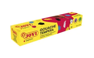 Jovi Estuche de 5 Botes de Témpera Escolar 35ml Mezclables con Pincel - Color Surtido