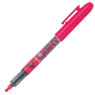 Pilot Marcador Fluorescente V Light Rosa