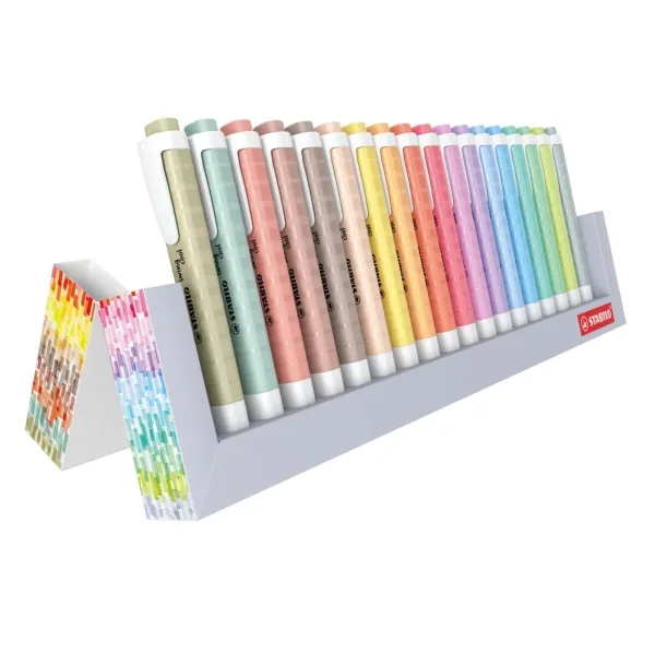 Stabilo Marcador Fluorescente Swing Cool Naturecolors Set de 18 Unidades
