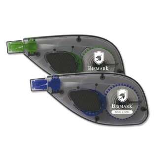 Bismark Cinta Correctora 5Mm X 12M - Aplicacion Lateral - Cuerpo Transparente - Forma Ergonomica