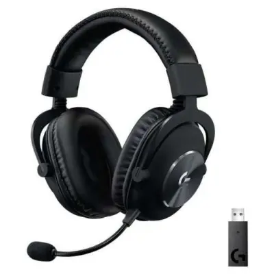 Logitech G Pro X Auriculares Gaming Inalámbricos DTS 7.1 con Micrófono Flexible