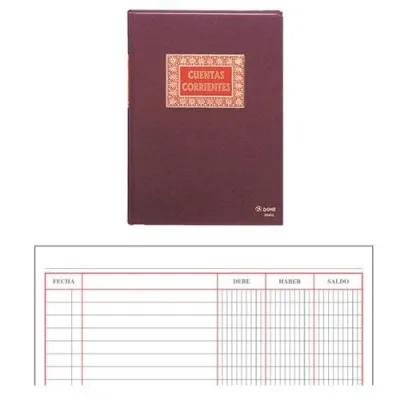 Dohe Libro De Cuentas Corrientes Folio Natural 100 Hojas