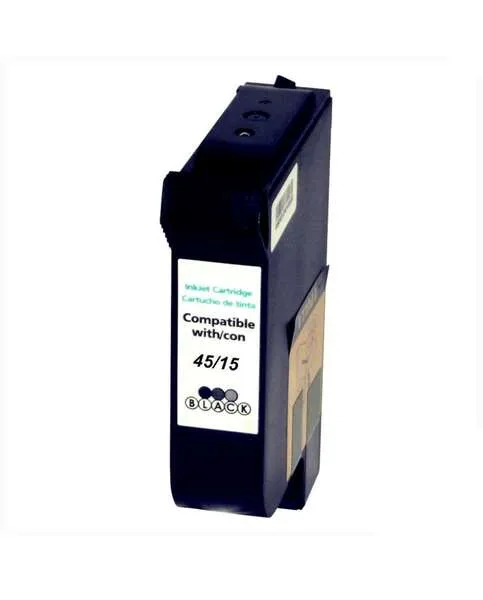 Generico Hp 45/15 Negro Cartucho De Tinta Pigmentada - Reemplaza 51645Ae/C6615De