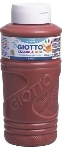 Giotto Pintura De Dedos 750 Ml Color Marrón