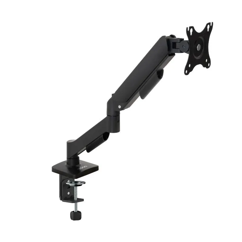 Tooq Soporte de Mesa con Brazo Articulado para Monitor 13"-32", Giratorio e Inclinable, VESA 100x100mm, Color Negro