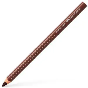 Faber Castell Lápices De Colores Jumbo Grip Unicolor Marrón Van-Dyck