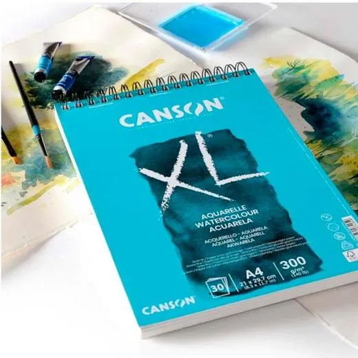 Canson Bloc Dibujo Xl Aquarelle 20H A5 Blanco