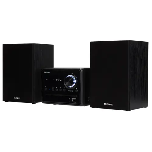 Aiwa Micro Cadena de Música Bluetooth 4.2 con Reproductor de CD/USB y Radio FM