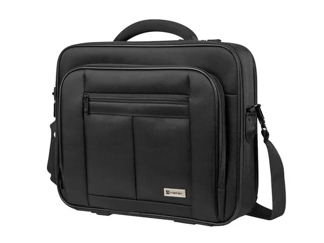 NATEC Maletín Negro 43,9 cm (17.3") para Informática y Electrónica