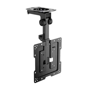 Aisens Soporte de Techo Giratorio Plegable para Monitor/TV 20Kg 19-43" Negro