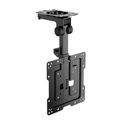 Aisens Soporte de Techo Giratorio Plegable para Monitor/TV 20Kg 19-43" Negro