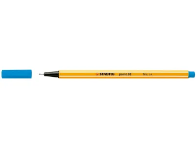 Stabilo Point 88 Rotulador Punta Fina 0.4 mm Tinta Agua Color Azul