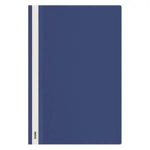 Dohe Dosier Folio con Fastener - Cubierta Transparente y Trasera Opaca - Polipropileno