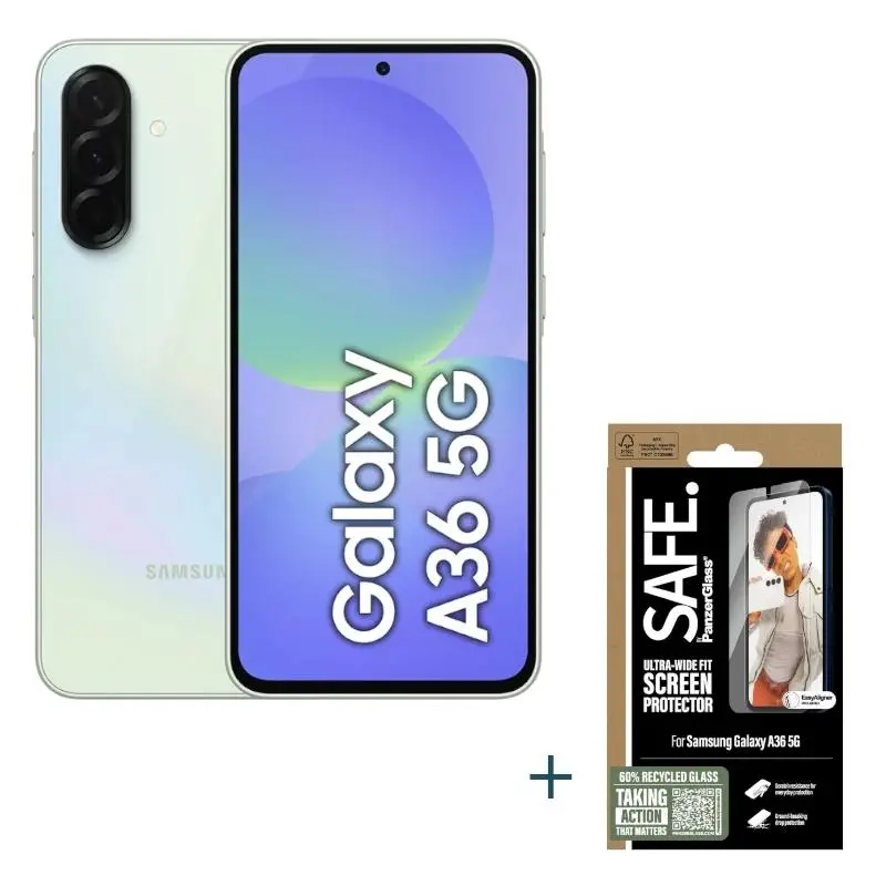 Samsung Galaxy A36 256GB 8GB - Lima + Prot SAFE