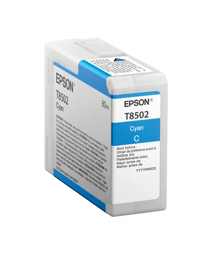 Epson T8502 Cyan Cartucho De Tinta Pigmentada Generico - Reemplaza C13T850200