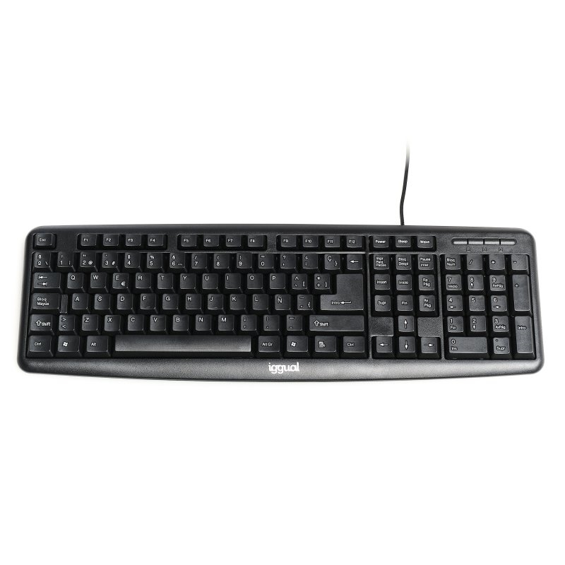Iggual Teclado Usb Estándar Ck-Basic-105T Negro