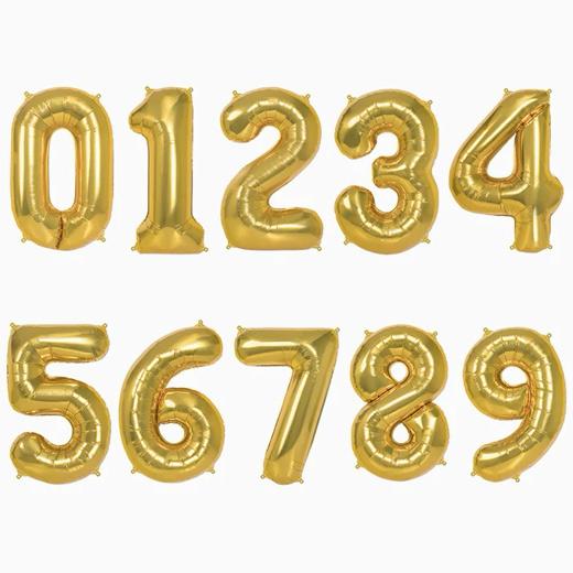 Oh Yeah Globo Poliamida Nº2 100Cm Oro Metalizado