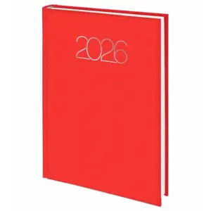 Deusto Dietario D07 Base 58 Premium 14.5x20.5cm DP 808 Rojo 2026