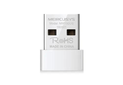 Mercusys Adaptador USB Nano Inalámbrico N150 - USB 2.0 - Hasta 150 Mbps