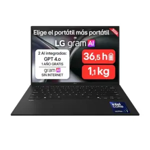 LG 14ZD90U-G Portátil 14" Intel Core i7 16GB DDR5 1TB SSD WIFI 7