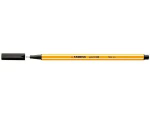 Stabilo Point 88 Rotulador Punta Fina 0.4 mm Tinta Base Agua Color Negro