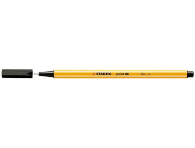 Stabilo Point 88 Rotulador Punta Fina 0.4 mm Tinta Base Agua Color Negro