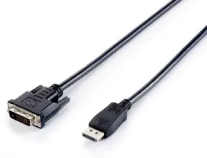 CABLE DISPLAYPORT MACHO A DVI (24+1) MACHO 2MTS EQUIP