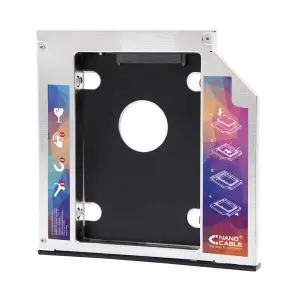 Nanocable Adaptador Disco Duro 2,5" 7,0mm para Unidad Óptica Portátil 9,5mm