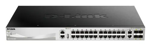D-Link DGS-3130-30TS/E Switch Gestionable L3 Stackable 24P GIGA + 2P 10G + 4P 10G SFP+