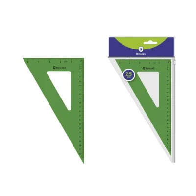 Bismark Cartabon Acrílico 25cm con Funda y Cierre Color Verde - Alta Calidad