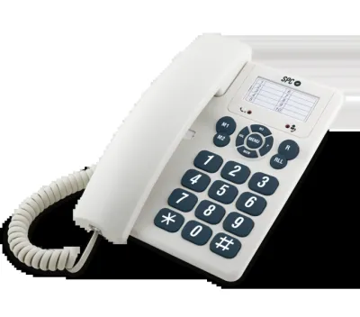 SPC 3602B Teléfono Fijo Original 3M ML Blanco