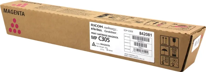 Ricoh Aficio MP-C305/MP-C305SPF Cartucho de Tóner Original Magenta 842081/841596