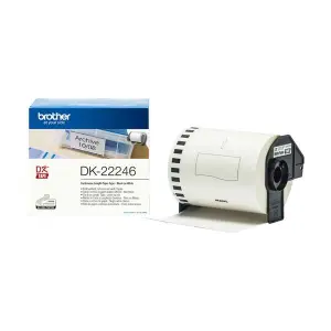 Brother Cinta Continua Papel Térmico Adhesivo Blanco 103mm x 30,48m