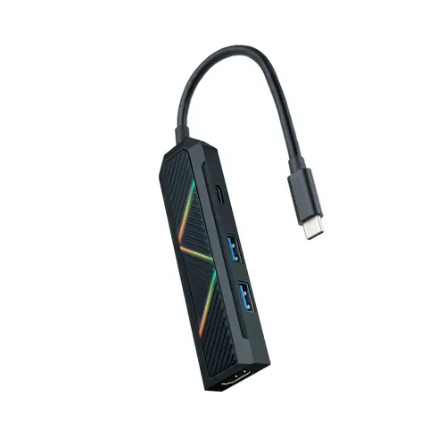 Nanocable Hub USB-C 4 En 1 con USB-A y HDMI