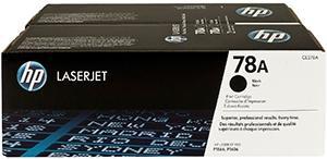 Hp Toner Negro Laserjet P 1606 Dn 1566 M 1536 Dnf Nº 78A (Pack 2)