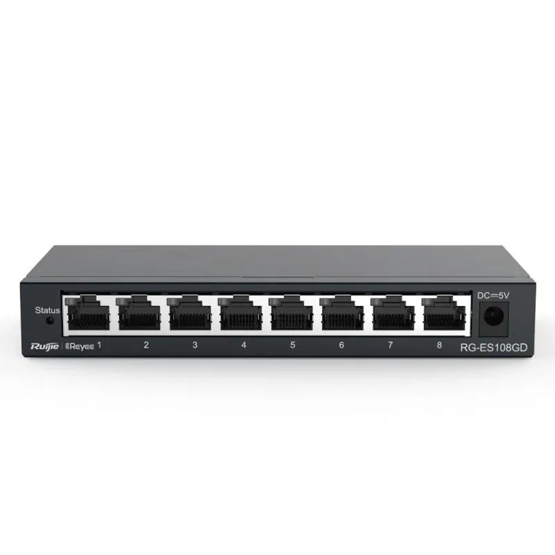 Reyee Unmanaged Switch 8Xgb Rj45 Steel Case