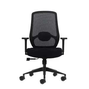 Oqonos Cherg 024 Silla de Oficina Ergonomica con Soporte Lumbar Ajustable y Reposabrazos 4D