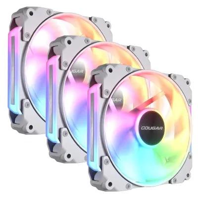 Cougar Ventilador Modular Apolar 120 ARGB Blanco (3 Piezas)