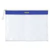Dohe Bolsa Cremallera PVC 32x24cm para Documentos A4